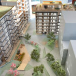 Modell av boligprosjekt – Borgen Løren