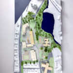 Modell av Smestad Skole