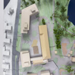 Modell av Smestad Skole