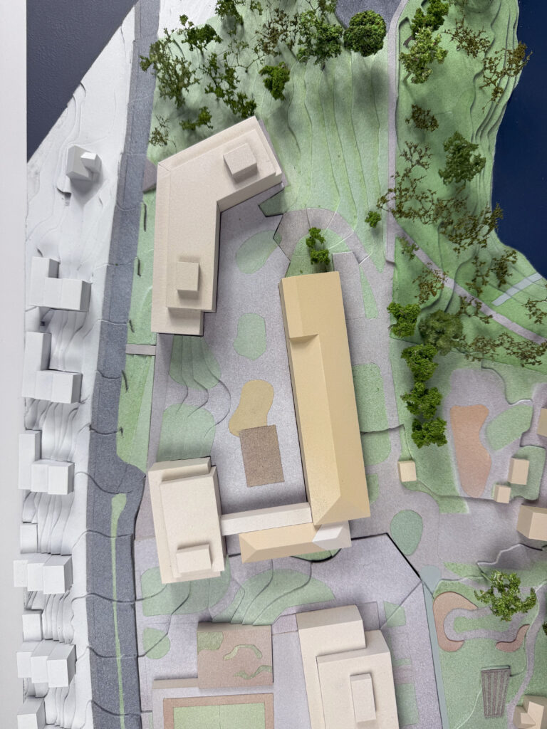 Modell av Smestad Skole