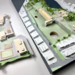 Modell av Smestad Skole