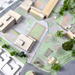 Modell av Smestad Skole